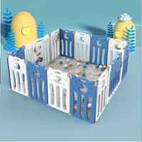 Бебешка ограда за безопасна игра Feelkids, Розово бухалче-O3dOk.jpeg