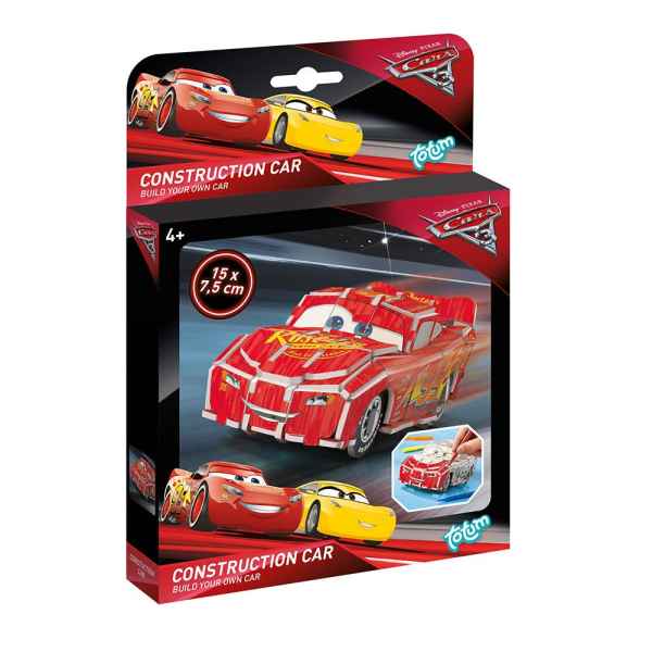 Творчески комплект Totum, Cars 3, Направи сам картонен модел, МакКуин Светкавицата-O9z6V.jpeg