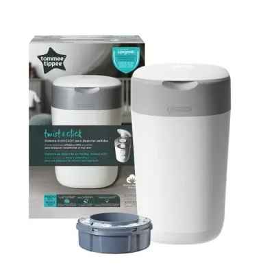 Хигиенен кош за памперси Tommee Tippee TWIST&CLICK, бял