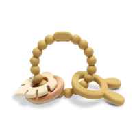 Силиконова гризалка с бук Lorelli ЗАЙЧЕ, YELLOW-OVM6a.jpeg