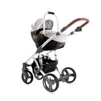 Комбинирана бебешка количка 3в1 Lorelli Rimini, Grey & Black Dots-OWVQL.jpeg