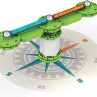 Магнитен конструктор Geomag, Mechanics, Компас, 35 части-OX9dw.jpeg