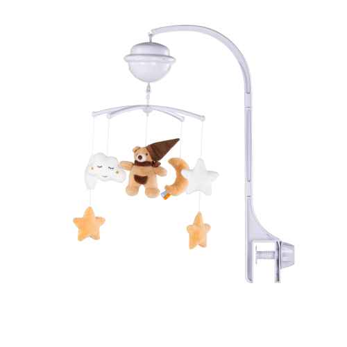 Музикална играчка с проектор Chipolino, Мечо