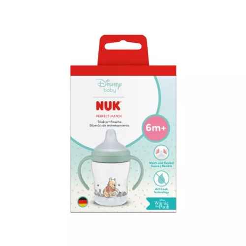 Шише за сок Nuk Perfect Match, 150 мл., 6+мес., Disney, Мечо Пух