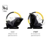 Столче за кола Kinderkraft i-GROW i-Size, Black-OekCx.jpeg