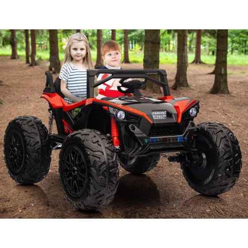 Акумулаторен джип JJ Off Road Buggy 4x4 UTV, червен