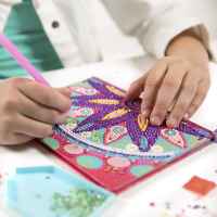 Средна тетрадка за декориране с диаманти Totum, Цветя-Ol3PT.jpeg