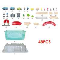 Дървен комплект Hape, Градски влак, 48 части-OpFs6.jpeg