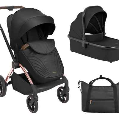 Комбинирана бебешка количка 2в1 Kikka Boo Kara, Black