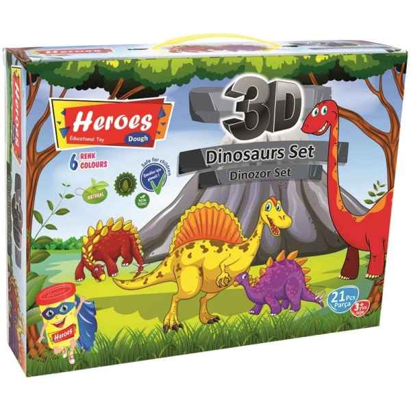 Комплект с моделин Heroes, Динозаври-P653w.jpeg