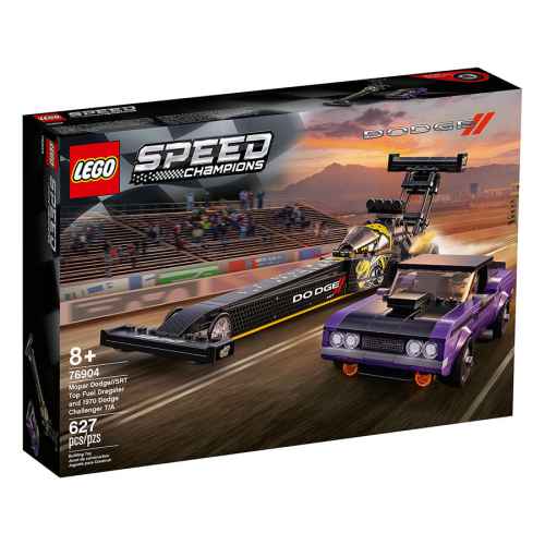 Конструктор LEGO Speed Champions Dodge Fuel Dragster и 1970 Challenger