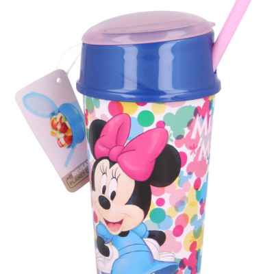 Детска чаша с капак и сламка Stor Minnie