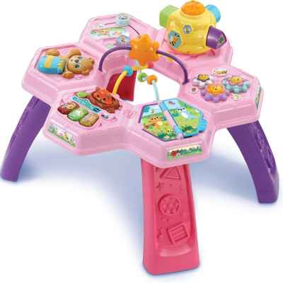 Интерактивна играчка Vtech, Масичка за игра, Розова