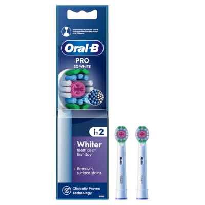 Накрайник за електрическа четка за зъби Oral-B 3D White EB 18-2, 2 бр.