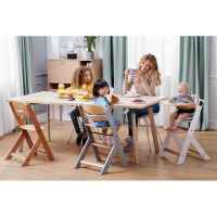 Столче за хранене KinderKraft ENOCK, Дървено/сиви крака-PcS2M.jpg