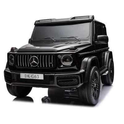 Акумулаторен двуместен джип JJ G63 4X4, черен металик