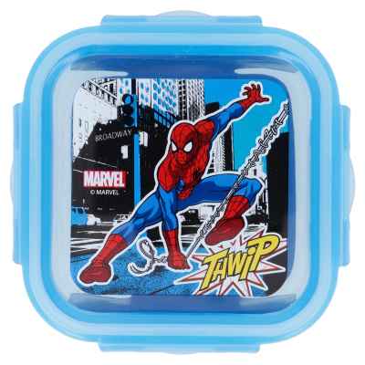 Кутия за храна херметическа, Stor spiderman, синя 290мл