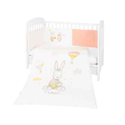 Бебешки спален комплект Kikka Boo 2 части EU style, Rabbits in Love РАЗПРОДАЖБА