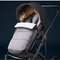 Зимно чувалче за бебешка количка Anex Hug 6+ м, светлосив-Pqtl9.png