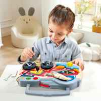 Интерактивен дървен комплект Hape, Образователна дъска, Малкият състезател-Q1Y8v.jpeg