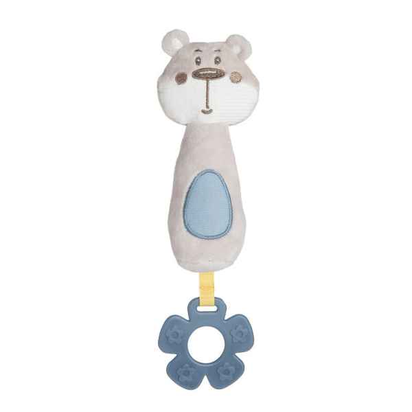 Мека играчка с чесалка и свирка Canpol Pastel Friends, сива-Q3jnm.jpg