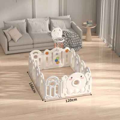 Бебешка ограда с баскетболен кош и табло с активности Feelkids, Октопод