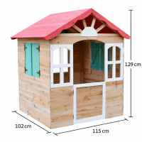 Детска дървена къща за игра Ginger Home, 115×102×129 см-QAXbo.jpeg