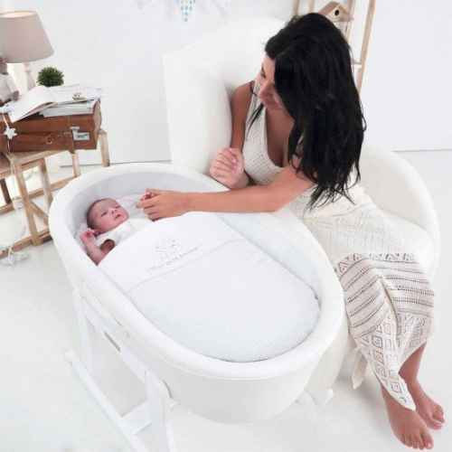 Бебешко мини легло-люлка Micuna Nacele, бяло