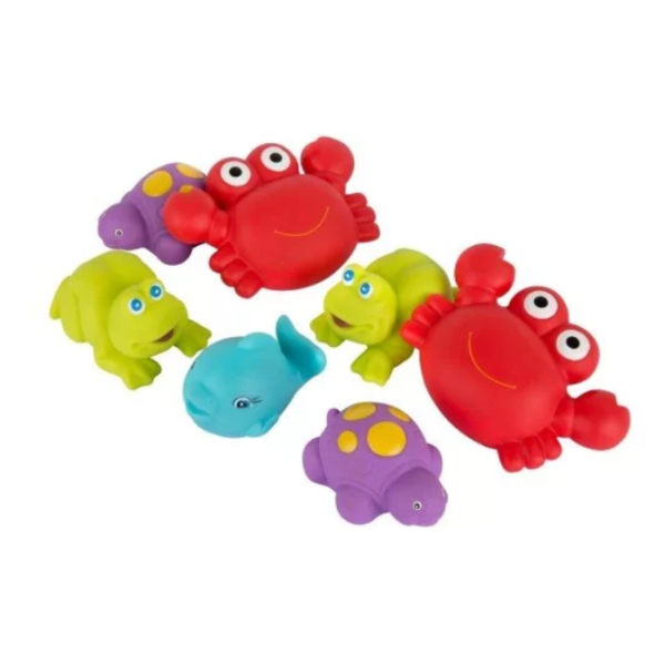 Играчки за баня Playgro Морски животни, 7 бр.-QIbAw.png