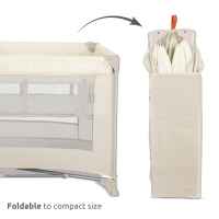 Бебешка кошара Lorelli TORINO 2 Нива, Beige-QTDDu.jpeg