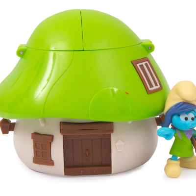 Къщичка със Смърф за игра Comsed, зелена