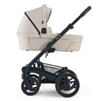 Бебешка количка 2в1 Mutsy NIO Cosmic Sand, пакет от черно шаси със седалка + кош за новородено, с черни колела и черни кожени елементи-QjHB7.jpeg