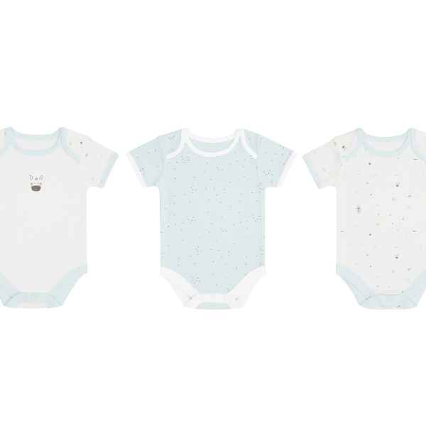 Комплект 3 бр. бебешко боди Kikka Boo, 0-3м Stripy Friends-Qo0KF.jpeg