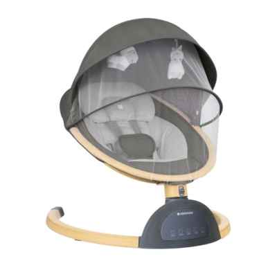 Бебешка електрическа люлка Kikka Boo Ashlee, Dark Grey 2025