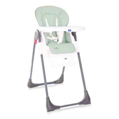 Столче за хранене Lorelli Cryspi, Frosty green leather