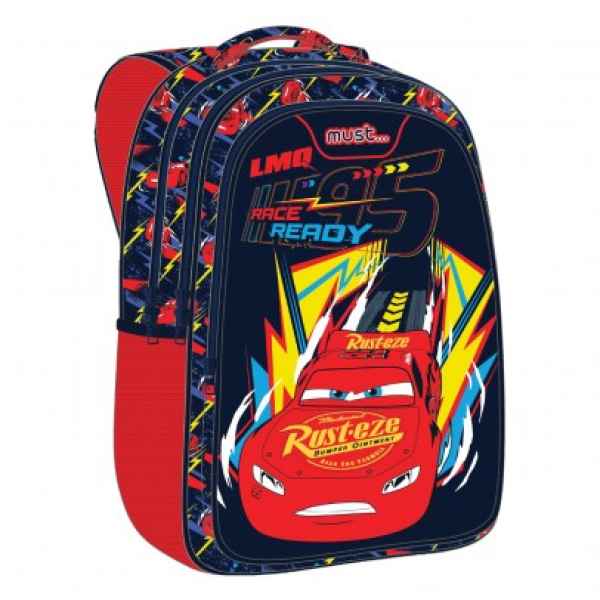 Детска раница с 3 ципа Disney Cars, Race Ready-R1eyC.jpeg