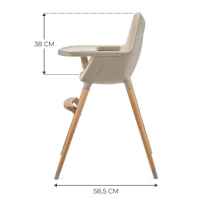 Столче за хранене 2в1 Kinderkraft FINI 2, grey-R386i.jpeg