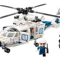 Конструктор Qman, Mine City, Полицейски патрулен хеликоптер, 745 части-R9HRc.jpeg