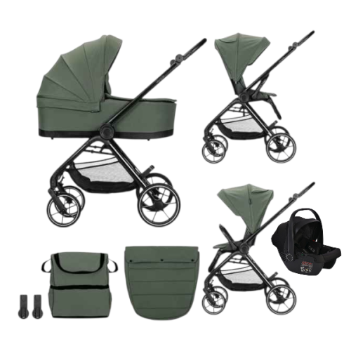 Комбинирана бебешка количка 3в1 Lorelli Venice, Green