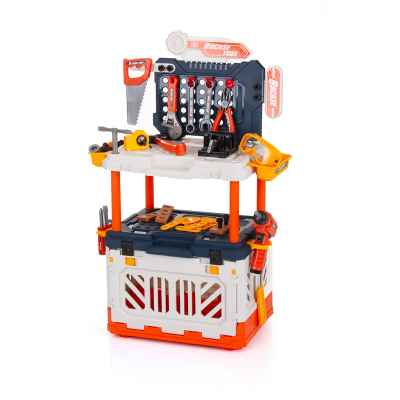Детска играчка със светлинни ефекти Chipolino, куфар работилница