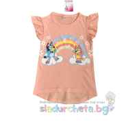 Детска тениска Светли, прасковен цвят-RjvTn.jpeg