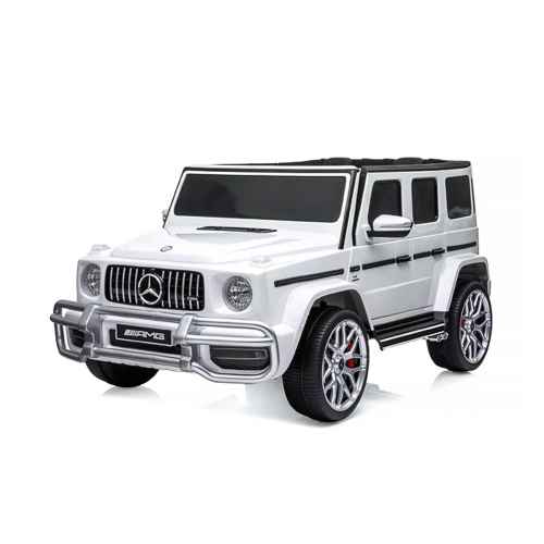 Акумулаторен джип Chipolino Mercedes G63, двуместен бял