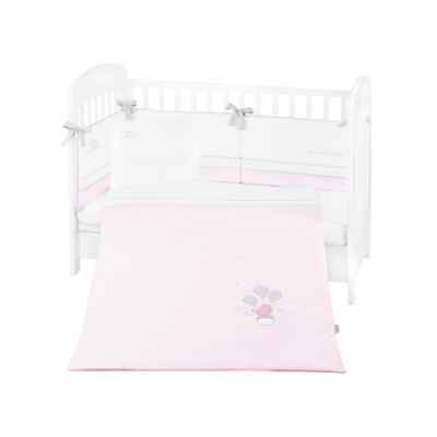 Бебешки спален комплект с бродерия Kikka Boo 6 части, Dream Big Pink