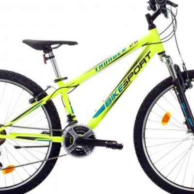 Детски велосипед Bikesport Thunder 26, неоново зелен мат