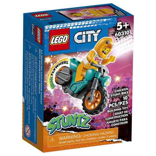 Конструктор LEGO City Stuntz Каскадьорски мотоциклет пиле