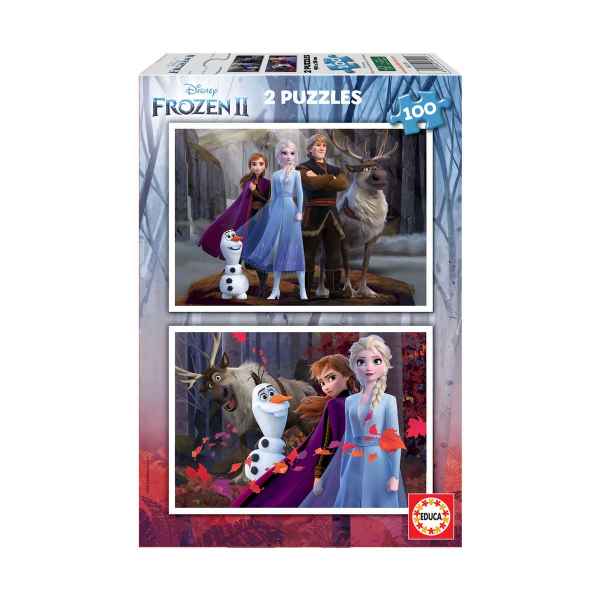Пъзел Educa, Фроузън 2, 2х100 части-S0F2Y.jpeg