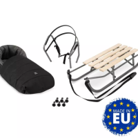 Сгъваема шейна с термочувал Babyhome Спейс, черен-S0Fow.png