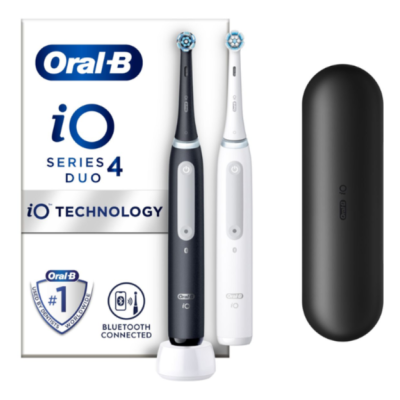 Електрическа четка за зъби ORAL-B Io4 Duo Black+White