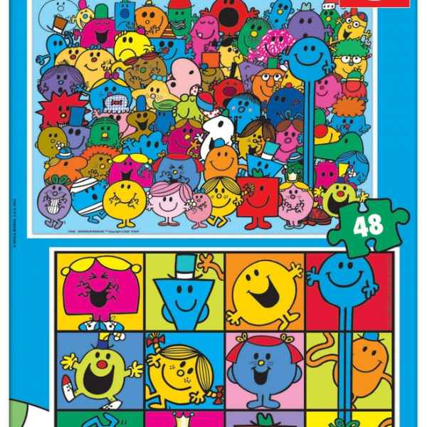 Пъзел 2 в 1 Educa, Мосю Мадам, 2 х 48 части-SPGnr.jpeg