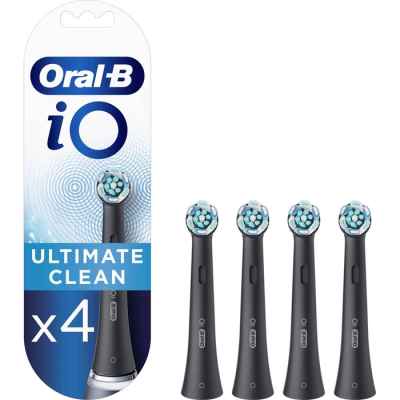 Накрайник за електрическа четка за зъби Oral-B IO Ultimate Clean, черен 4 бр.